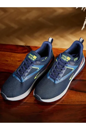 Duke Men Teal Mesh Running Shoes