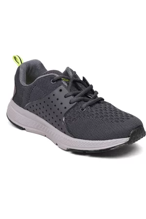Liberty Women Charcoal Mesh Running Non-Marking Shoes