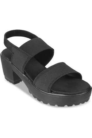 Metro Black Platform Sandals
