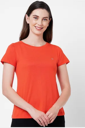 Soie Women Orange Lounge T-shirts