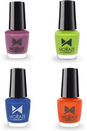 Moraze Pack of 4 Magic Moment,Ibiza Sunset,Hydrogen,Forest Nail Polish -5ml Each
