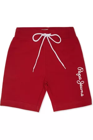 Pepe Jeans Boys Red Pure Cotton Shorts