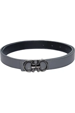 thickskin Girls Grey Leather Belts