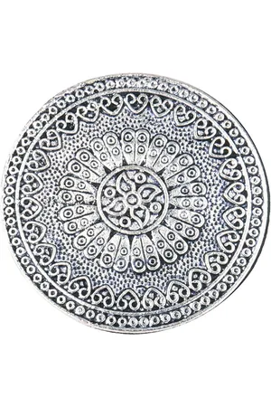 DESI COLOUR Oxidized Silver-Toned Adjustable Finger Ring