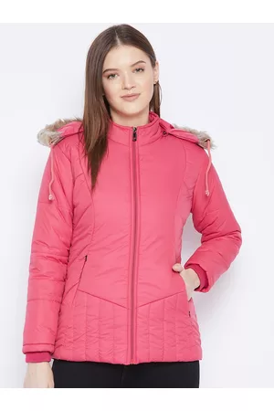 VERO AMORE Women Pink Hooded Insulator Parka Jacket