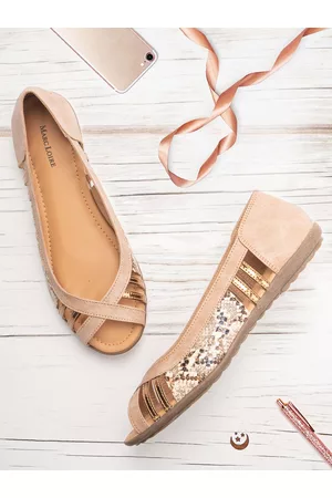 Marc Loire Women Brown Printed Ballerinas