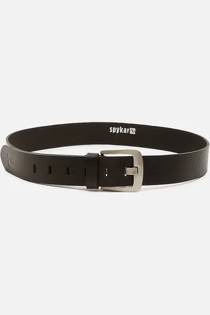SPYKAR Men Leather Black Belt