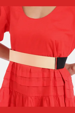 Berrylush Women Black Belt