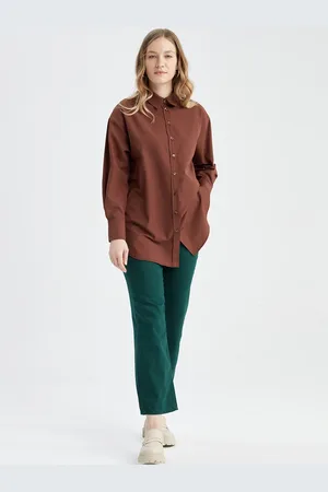 DeFacto Women Green Stretchable Jeans