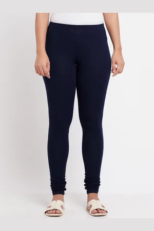 Elleven Women Solid Cotton Churidar Leggings