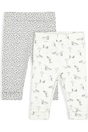 Mothercare Infant Girls Pack of 2 Printed Regular Fit Leggings