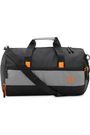 Harissons Trinity Unisex 28L Black Water-Resistant Sports & Gym Duffel Bag