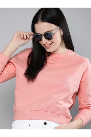 HERE&NOW Women Pink Sweatshirt