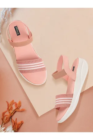 Shoetopia Sandals : Buy Shoetopia Girls Beige Colorblock Wedge Peep Toes  Heels Online