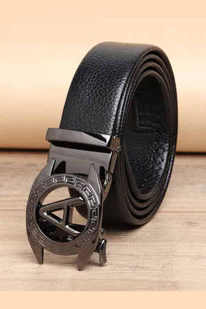 ZORO Men Black Autlock Buckle Belt