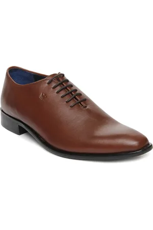 Louis Philippe Men's Tan Formal Shoes - 9 UK (43 EU