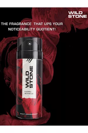 Wild Stone Men Set Of Red and Ultra Sensual Deodorants 225ml each