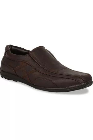 Bata Men Brown Loafers