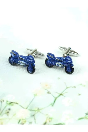 Tossido Blue Quirky Cufflink