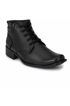 Mactree men s deals black leather boots