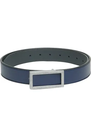 Calvadoss Kids-Boys Navy Blue Textured PU Belt