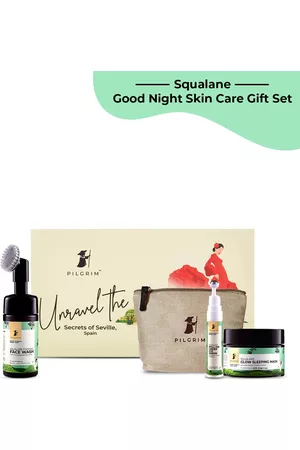 Pilgrim Squalane Good Night Ritual Skin Care Gift Set