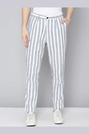 Buy Blue Trousers & Pants for Men by PARX Online | Ajio.com