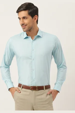 SOJANYA Men Blue Classic Fit Formal Shirt