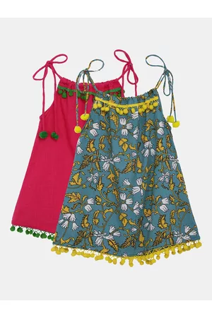 BownBee Floral Printed Pure Cotton A-line Top