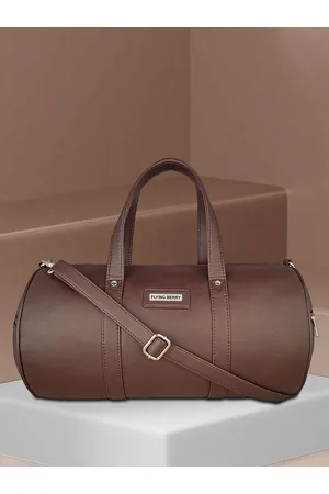 FLYING BERRY Brown Solid Unisex Duffel Bag