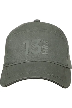 HRX Men Grey Solid Lifestyle Cap