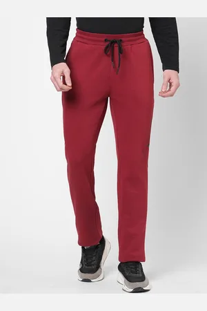 Sweet Dreams Men Red Solid Track Pants