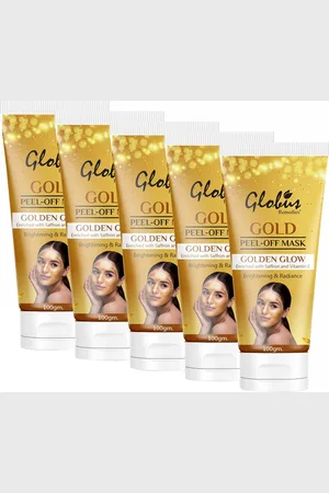 Globus Set Of 5 Yellow Golden Glow Peel Off Mask
