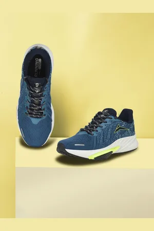 JQR Men GAME Teal Blue Game Mesh Running Shoes