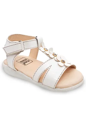 MeeMee Unisex Kids White Comfort Sandals