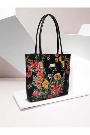 KLEIO Floral Printed Shoulder Tote Bag