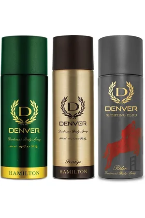 Denver Men Set of 3 Deodorant Sprays - Hamilton + Prestige + Rider - 200ml Each