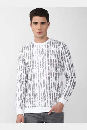 V Dot Men Multicoloured Printed Sweatshirt