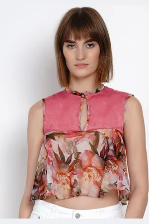 Erotissch Women Rose Printed Top
