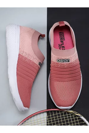 ASIAN Women Peach Running Shoes