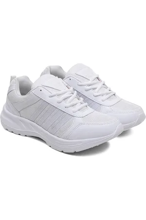ASIAN Men White Mesh Running Sports Shoes