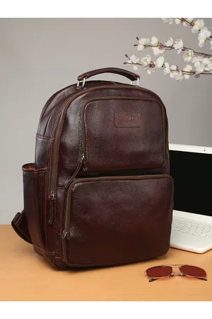 Teakwood Leathers Brown Leather Backpack
