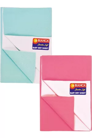 Bianca Pink & Sea Green Set of 2 Waterproof Mattress Protector