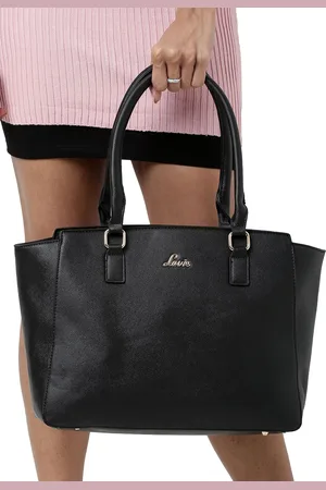 LAVIE Kaley Women Black Textured Large Tote Bag