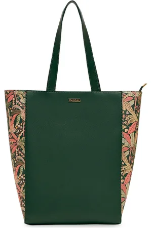 Chumbak Green PU Bucket Shoulder Bag