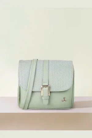 All Things Mochi Green PU Bucket Sling Bag
