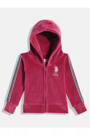 Ralph Lauren Girls Pink Hooded Sweatshirt
