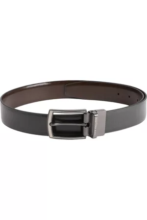 Buy Louis Philippe Men Black & Brown Reversible Leather Belt