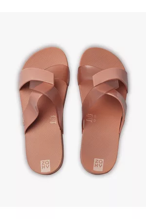 Zaxy Women Slippers - Women Nude-Coloured Flip Flops