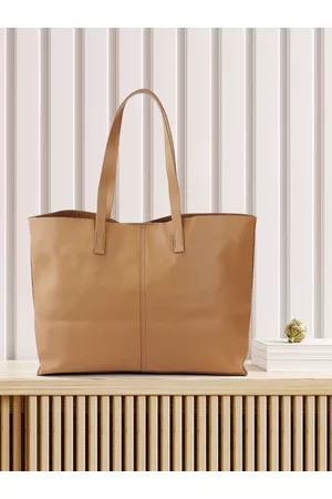 Mango Metallic Leather Look Tote Bag | lupon.gov.ph